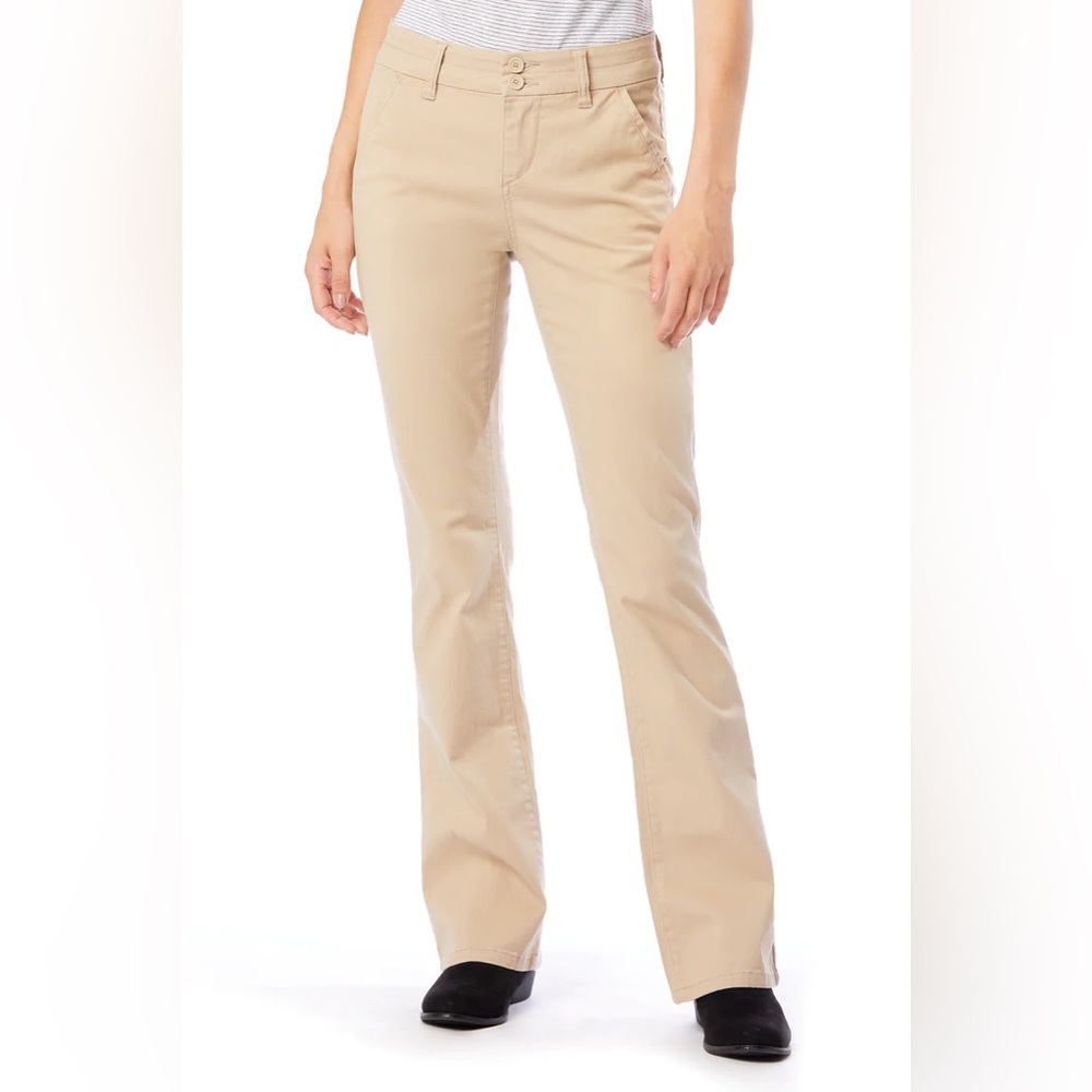 BRAND NEW!! Two pairs of grey and two pairs of tan Unionbay school pants.